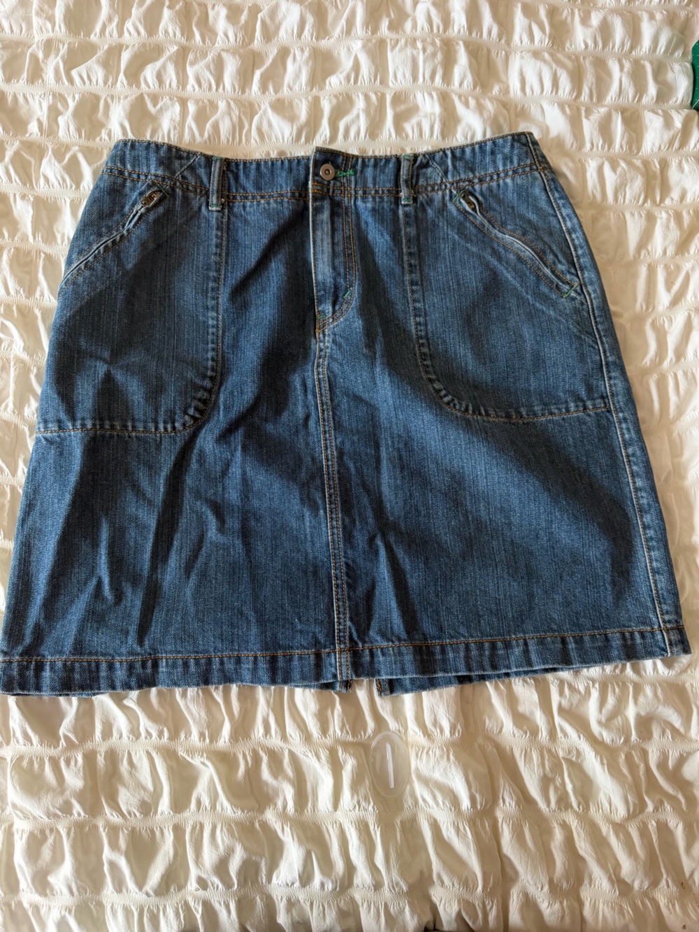 Eddie Bauer Medium Blue Denim  Skirt